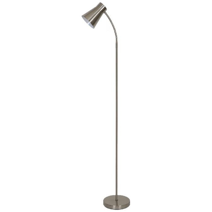 Lampadar argintiu flexibil, E27, IP 20