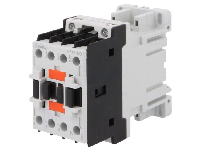 Contactor 3P 24V DC 12A NO