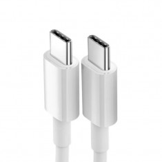 Cablu incarcare rapida KLGO 66W USB C to Type C alb 2 metri