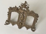 Impresionanta rama frantuzeasca din bronz masiv, Stil BAROC, inceput de secol 20