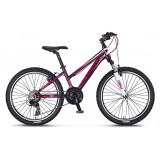 Bicicleta Mosso Wildfire V Lady, roata 24&quot;, cadru din aluminiu, culoare violet PB Cod:3244213004