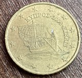 C50 - Moneda foarte veche - 50 euro centi - Cipru - 2008