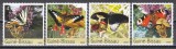Guineea Bissau 2003 - Flori, fluturi și ciuperci, MNH