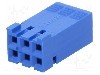 Conector cablu-placa, 6 pini, mama, AMPHENOL - 65239-003LF