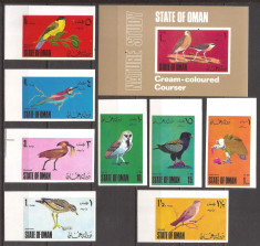 OMAN FAUNA PASARI ( serie + colita ndt. ) MNH foto