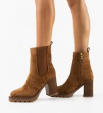 Cumpara ieftin Botine dama Nevymar Camel