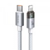 Cablu Date si Incarcare USB-C - Lightning McDodo CA-6942, 36W, 1.2m, Alb, Apple