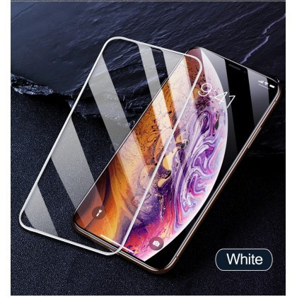 Folie Protectie ecran antisoc , Full Glue , Apple iPhone X / XS / 11 Pro, Tempered Glass 20D , Full Face , Alb