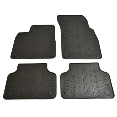 Set covorase auto din cauciuc Audi Q7 (4M) 06.2015-2020, Audi Q7 2020-, Q8 (4M) 05.2018-, Negru, Gledring, 4 buc. AutoDrive ProParts foto