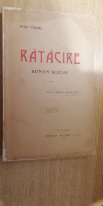 myh 46s - Aida Vrioni - Ratacire - ed 1923