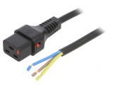 Cablu Alimentare IEC C19 cu Blocare 3m Negru