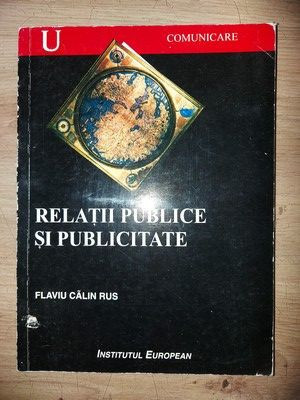 Relatii publice si publicitate- Flaviu Calin Rus foto