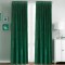 Set doua draperii catifea, verde-smarald