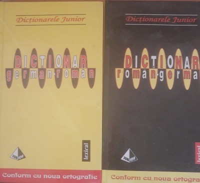 MONICA LIVIA PLAMADEALA - DICTIONAR GERMAN ROMAN, ROMAN GERMAN - 2 VOLUME foto
