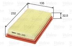 VALEO 585222 Filtru aer foto