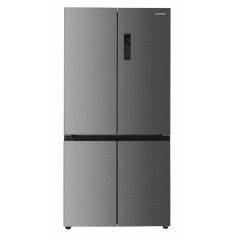 Side by Side MultiDoor Heinner HSBS-HM522MDNFXE++, Full No Frost, Multi Air-Flow, Sistem MultiClimate, Compresor inverter, InoxCool, Clasa E