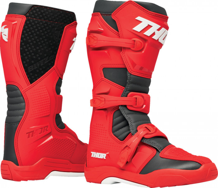 Cizme atv/cross Thor Blitz XR, culoare rosu/negru, marime 47 Cod Produs: MX_NEW 34103116PE