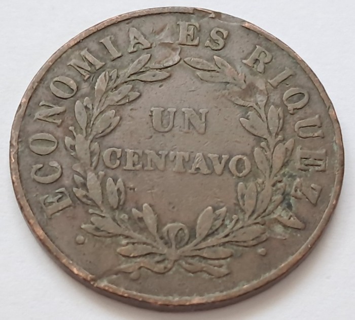 Chile , 1 Centavo 1851