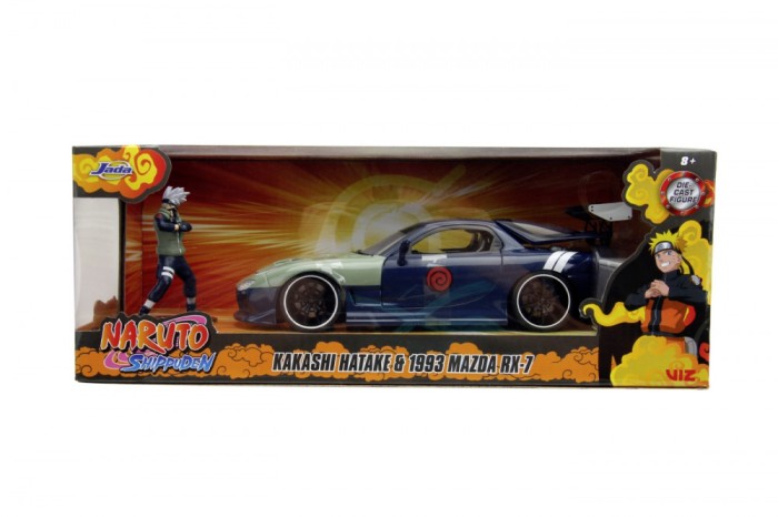 Jada masinuta metalica naruto 1995 mazda rx 7 1:24