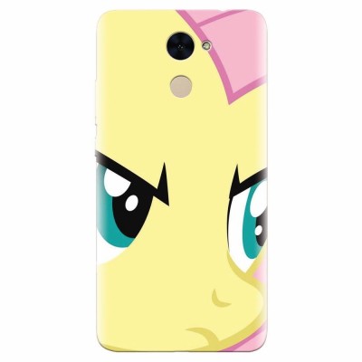 Husa silicon pentru Huawei Y7 Prime 2017, Close Up Fluttershy My Little Pony Friendship Is Magic foto