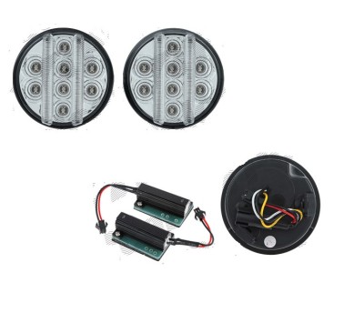 Set lampa semnalizare fata JEEP WRANGLER (JK), 07.2006-2015, LED; TUNING, foto