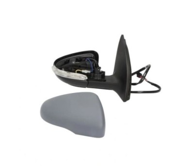 Oglinda usa exterioara VW GOLF 6 (5K), 10.2008-2013 model Hatchback, partea dreapta, reglare electrica; grunduit; incalzit; sticla convexa; rabatabil foto