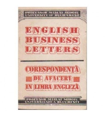 Mihai Miroiu - English business letters - Corespondeta de afaceri in foto
