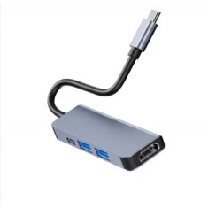 Hub USB 3.0 cu 4 porturi, tip C ? HDMI 4K foto