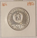 Bulgaria 20 Leva 1987, KM#164 , Vasil Levski