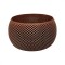 Ghiveci printat 3D , cupru metalizat, design fagure, ideal pentru proiecte DIY