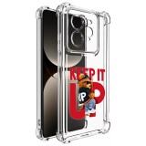Husa antisoc pentru realme gt 7 pro, airbag pro, clear, keep it up