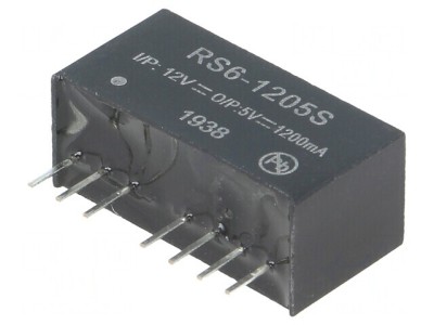 Convertor DC/DC 6W 9-18V la 5V 1.2A SIP8 RS6 foto