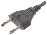 Cablu Alimentare 2x0,75mm2 PVC 1,8m Gri