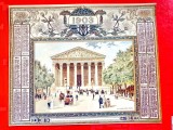 H368-I- Calendar antic Art Nouveau- La Madeleine Paris Franta 1903 sistem litografic stare foarte buna, hartie color design deosebit. Marimi:25/20 cm.