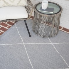 Covor Premium Belgian Model Essenza 48784-637, Marime 200 x 290 cm, Gri, Inaltime Fir 7 mm, Antialergic, Polipropilena, Living, Dormitor, Sufragerie, foto