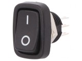 Comutator DPDT ON-ON 3A 250VAC Negru