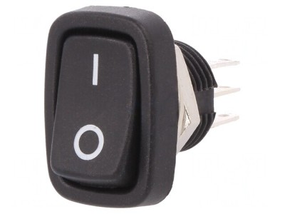 Comutator DPDT ON-ON 3A 250VAC Negru foto