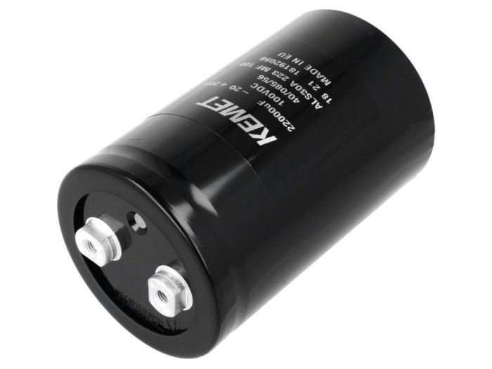 Condensator 22mF 100VDC cu şurub