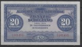 !!! X. RARR : AUSTRIA , OCUPATIA ALIATA - 20 SCHILLING 1944 - P 107 - AUNC / CEA DIN SCAN