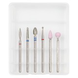 Cumpara ieftin Capete Freza Unghii LUXORISE #11, set 6 buc