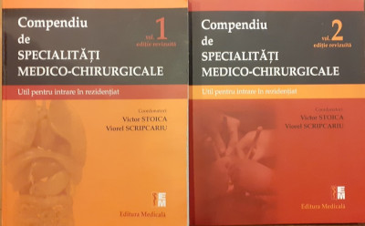 Compendiu de specialitati medico-chirurgicale 2 volume foto