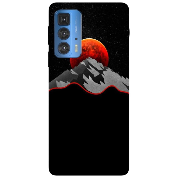 Husa compatibila cu Motorola G50 model Red Moon, Silicon, TPU, Viceversa