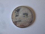 Italia 5 Euro 2009 aUNC com:Cam.Mondial de &Icirc;not argint 925,diam.=32 mm,gr.=18 gr, Europa
