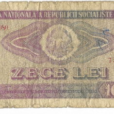 Bancnota 10 lei 1966 - Romania