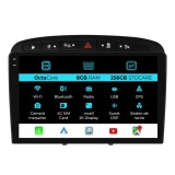 Cumpara ieftin Navigatie Dedicata Peugeot 408 (2008 - 2013), 2K, 8Gb Ram, 256Gb Stocare, Android Auto, Carplay