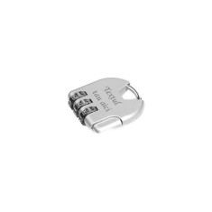 Lacat din metal cu cifru personalizat gravat text. 35 mm