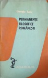 PERMANENTE FILOSOFICE ROMANESTI-GHEORGHE TOMA