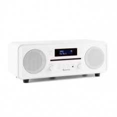 Auna CD CD DAB Melodia + / FM Desktop Radio CD Player Bluetooth Alarma alb foto