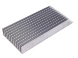 Radiator extrudat cu aripioare 500mm x 124mm x 35mm brut