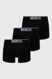 Diesel boxeri 3-pack bărbați, culoarea negru 00ST3V.0GDAC
